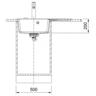 Кухонна мийка Franke Centro CNG 611-78 TL (114.0716.710) сірий сланець